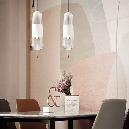 Suspension KAZAURELIA – verre, E27 – vue 3