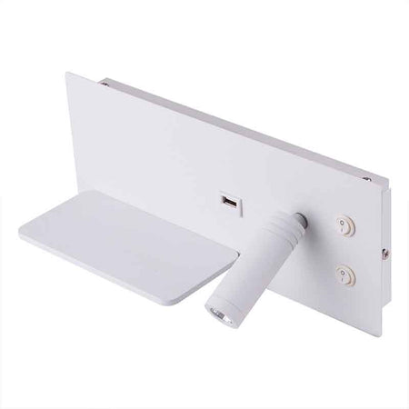 Liseuse murale LED KAZABED ALUK03 – USB, 10 W – vue 1