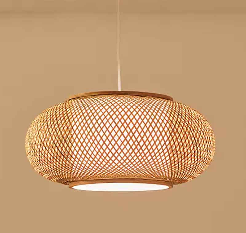 Suspension KAZACAGE – bambou, E27 – vue 2