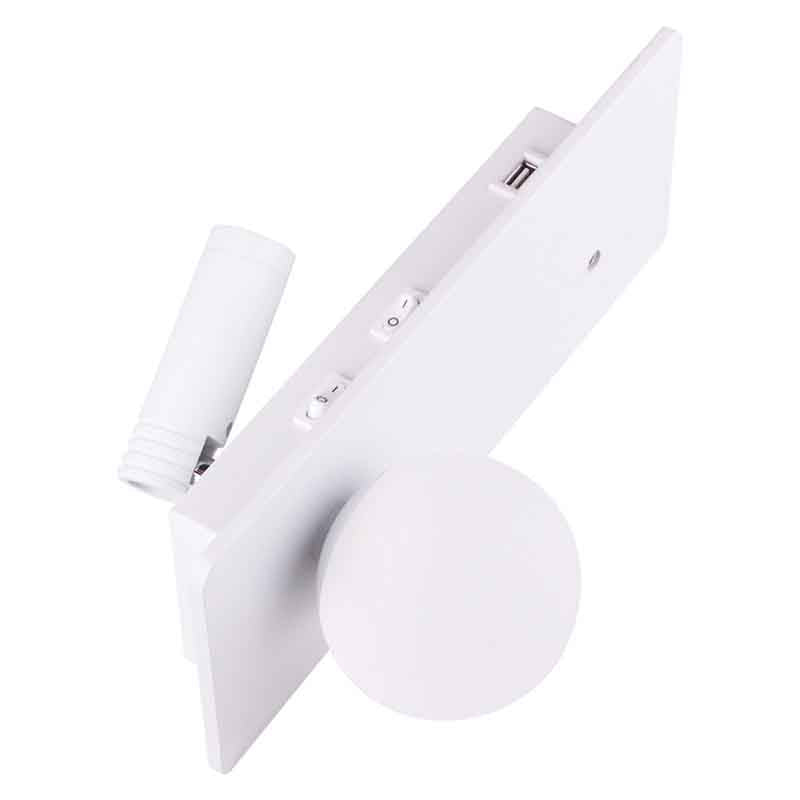 Liseuse murale LED KAZABED ALUK05 – USB, 8 W – vue 4