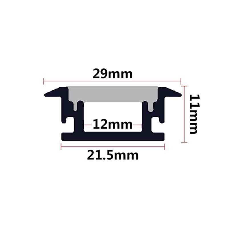 Profilé aluminium pour ruban LED LSP29-11 – vue 4