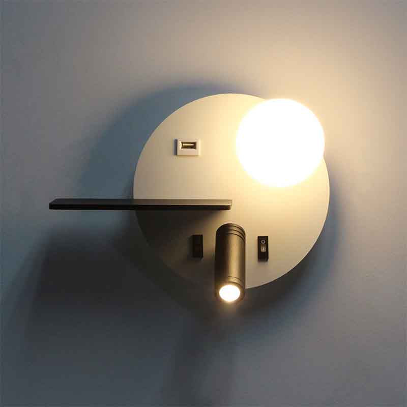 Liseuse murale LED KAZABED ALUK11 – USB, 8 W – vue 2