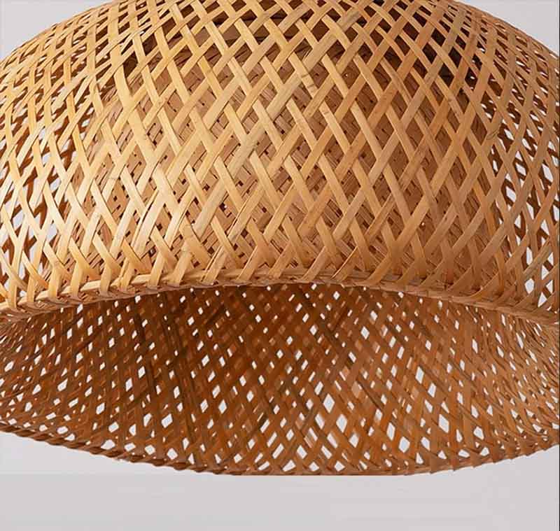 Suspension KAZABELL – bambou, E27 – vue 3
