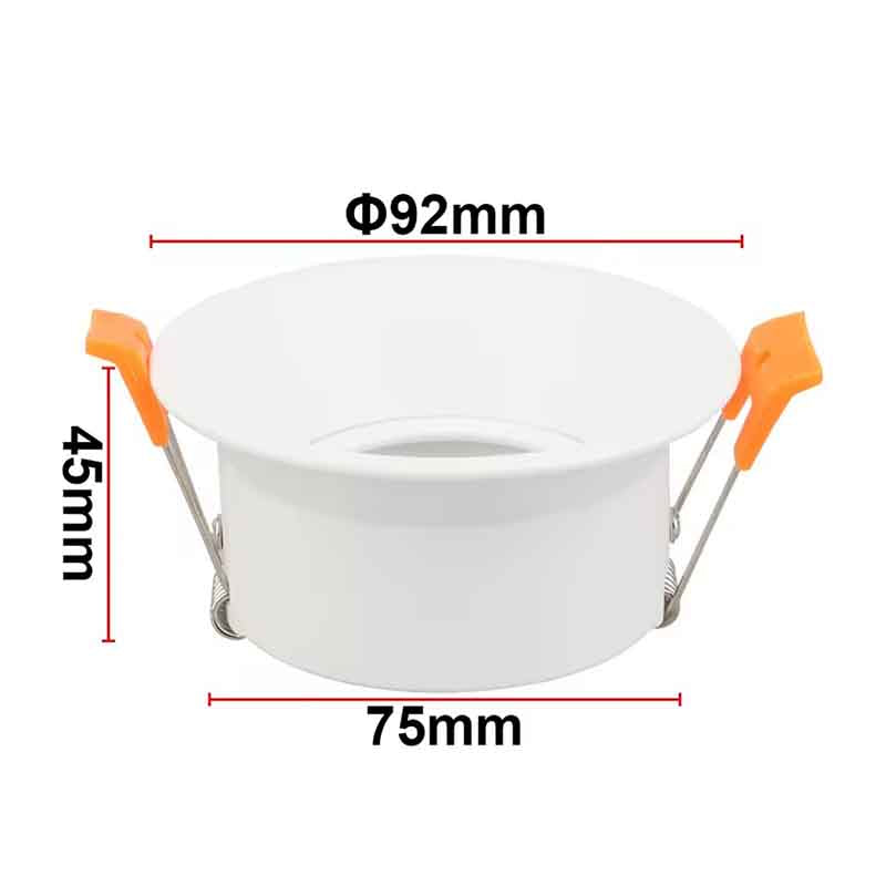 Collerette ronde SLF200R pour spot GU10 – Ø 92 mm – vue 4