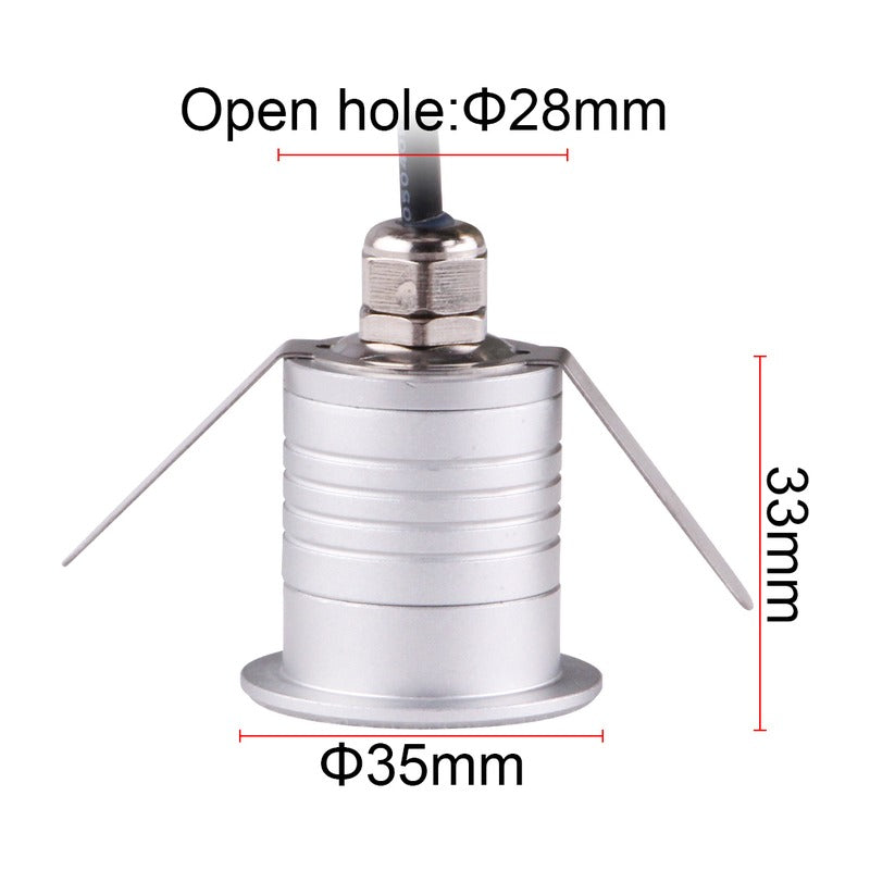 Spot encastré au sol LED KAZAUND DMX04B – IP67, 1 W, 12-24 V – vue 5