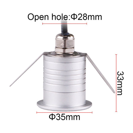 Spot encastré au sol LED KAZAUND DMX04B – IP67, 1 W, 12-24 V – vue 5