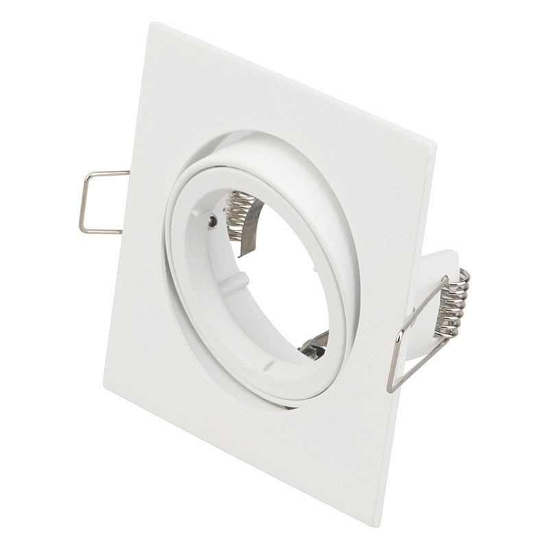 Collerette carrée SLF175S pour spot GU10 – 94 × 94 mm – vue 1