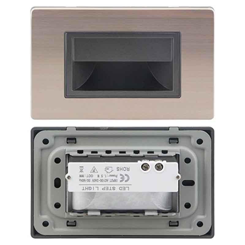 Spot d'escalier encastrable intérieur KAZASTEP LSL1901F1 – 1,5 W – vue 3