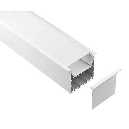 Profilé aluminium LED KD-LSP76/91-76 – suspendu, encastrable, en saillie – vue 3