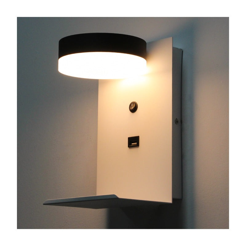 Liseuse murale LED KAZABED ALUK21 – USB, 6 W – vue 1