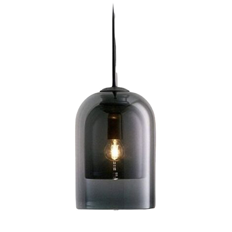 Suspension KAZABELL – verre, E27 – vue 2