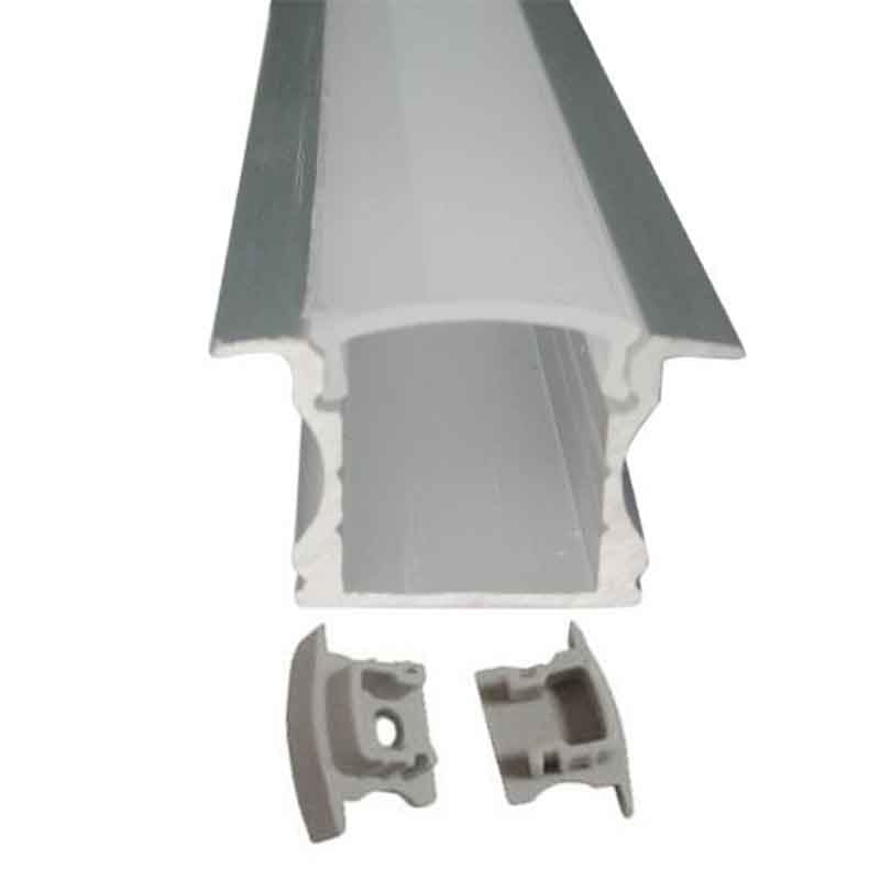 Profilé aluminium pour ruban LED KD-LSP17/25-14.5 – en saillie, encastrable – vue 1