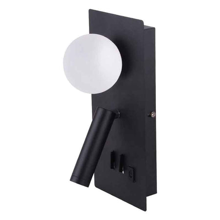 Liseuse murale LED KAZABED ALUK40 – USB, 6 W – vue 1