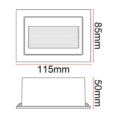 Spot d'escalier encastrable extérieur KAZASTEP LSL19IP22H – 3 W – vue 5
