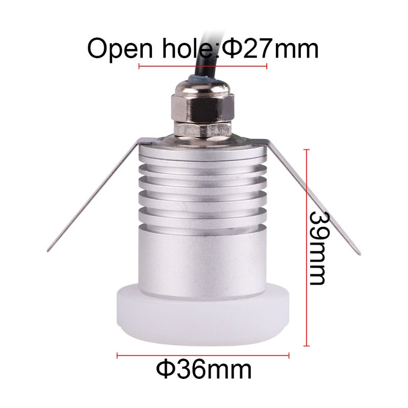 Spot encastré au sol LED KAZAUND DMX04A – IP67, 1 W, 12-24 V – vue 5
