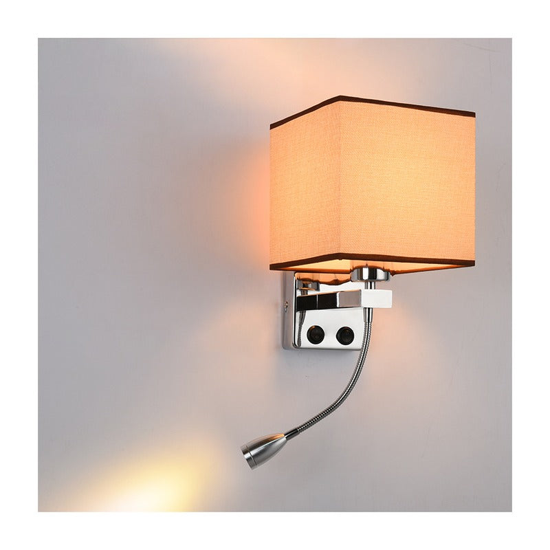 Liseuse E27 KAZABOXLIS ALUK30 – avec abat-jour, USB – vue 5