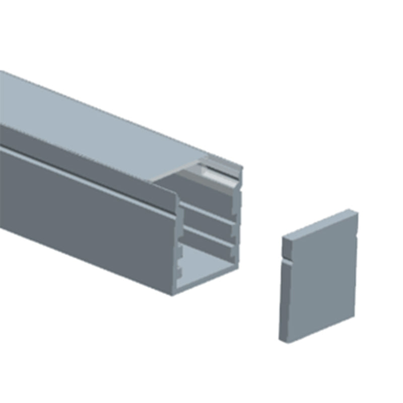 Profilé aluminium pour ruban LED LSP14/20-15 – en saillie, encastrable – vue 1