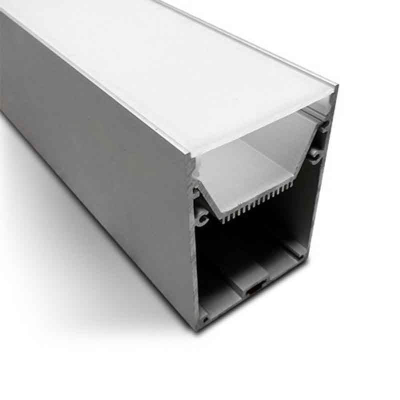 Profilé aluminium LED KD-LSP55/70-75 – suspendu, encastrable, en saillie – vue 1