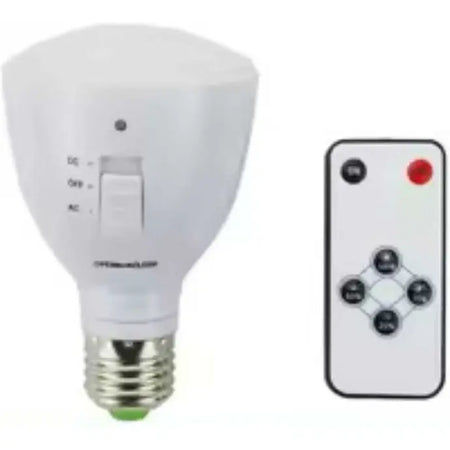 Ampoule LED E27 anti-coupure – 5 W, blanc chaud 3000 K, télécommande IR – vue 1