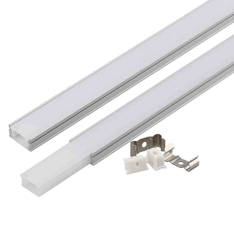 Profilé aluminium pour ruban LED LSP19/28-10 – en saillie, encastrable – vue 3