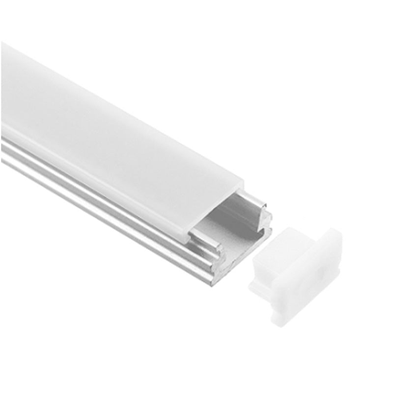 Profilé aluminium pour ruban LED LSP12-08 – vue 1
