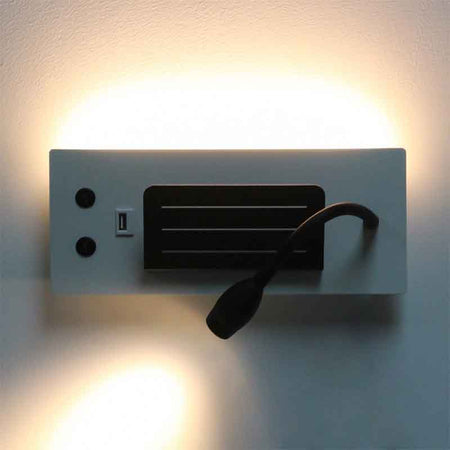 Liseuse murale LED KAZABED ALUK01 – USB, 10 W – vue 2