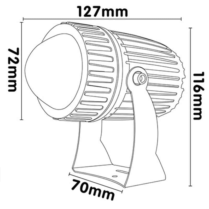 Spot de jardin à piquer LED KAZAGARD CC – ou en saillie, IP65 – vue 3
