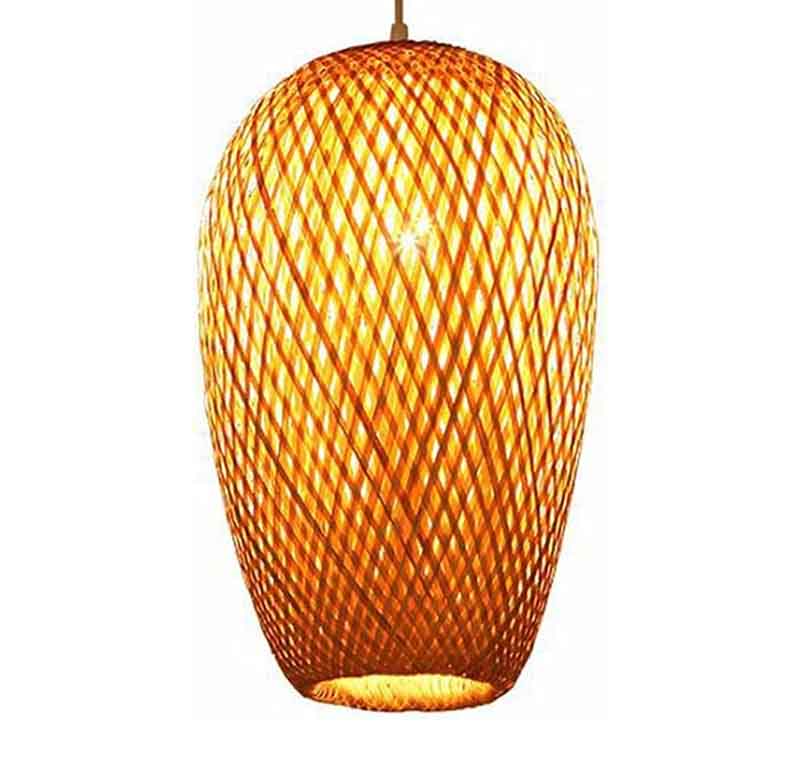 Suspension KAZAVESSEL – bambou, E27 – vue 1