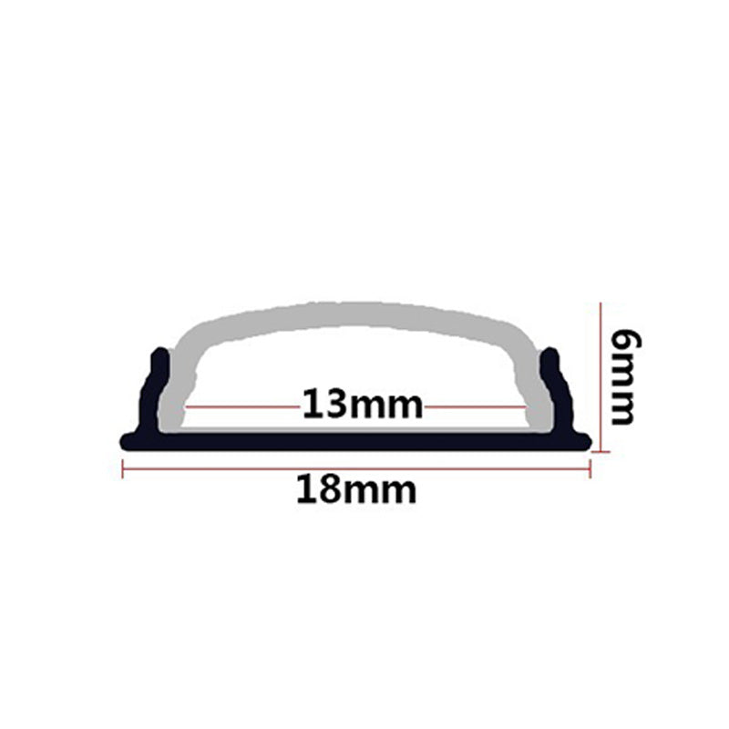 Profilé aluminium pour ruban LED KD-LSP18-06 – pliable – vue 4