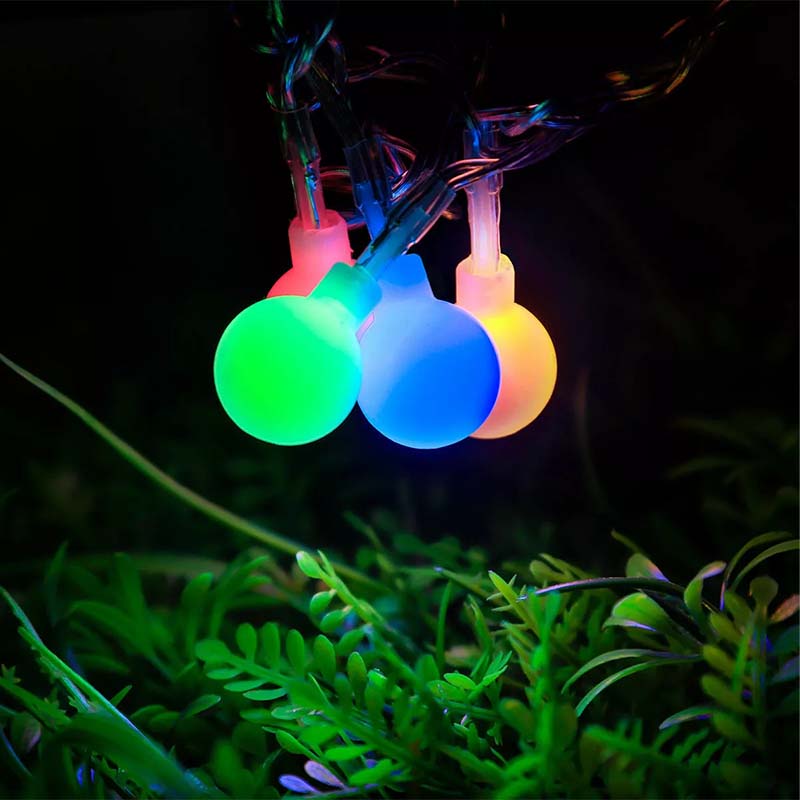 Guirlande LED KAZAGUIR Bulb WT – intérieure, multicolore RGB, 8 modes – vue 2