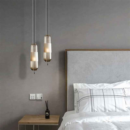 Suspension KAZAURELIA – verre, E27 – vue 4