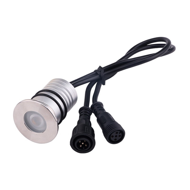 Spot encastré au sol LED KAZAUND DMX11 – IP68, 3 W, 12-24 V – vue 1