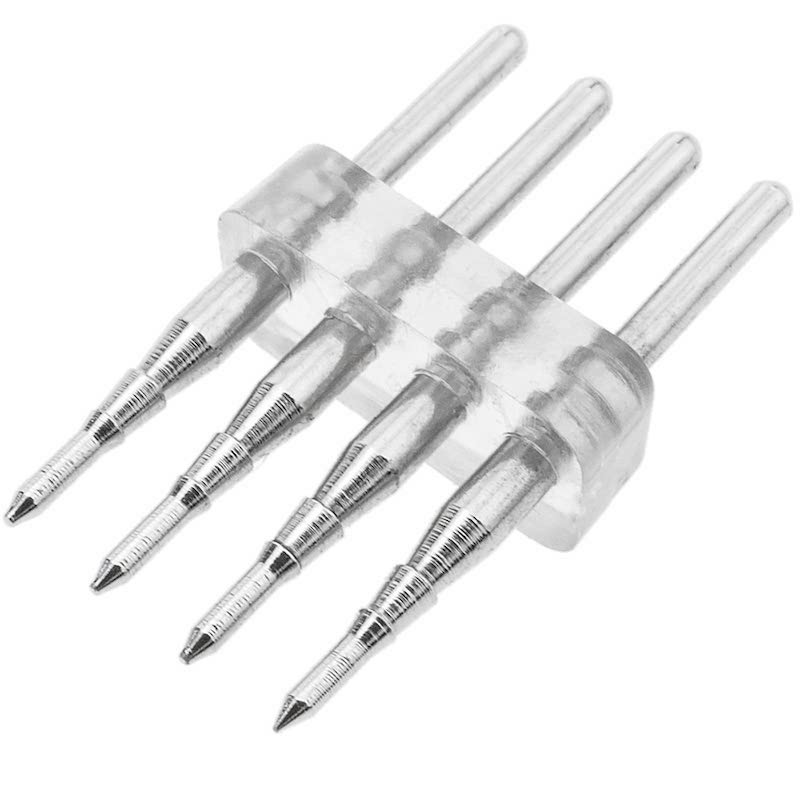 Connecteur 4 pin pour néon flex LED RGB – 8 × 19 mm – vue 1