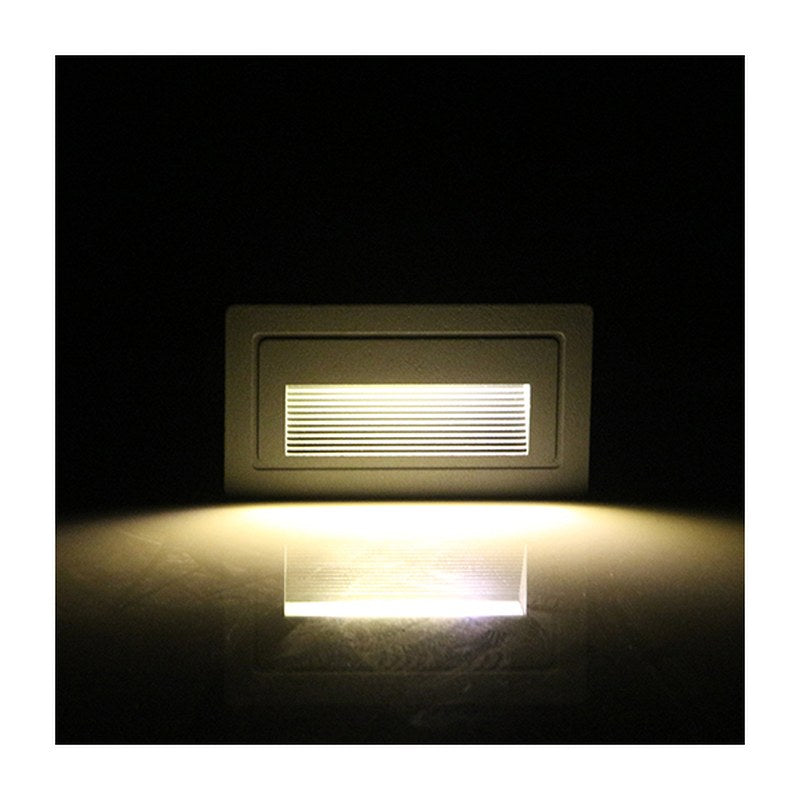 Spot d'escalier encastrable extérieur KAZASTEP LSL19IP25H – 3 W – vue 2