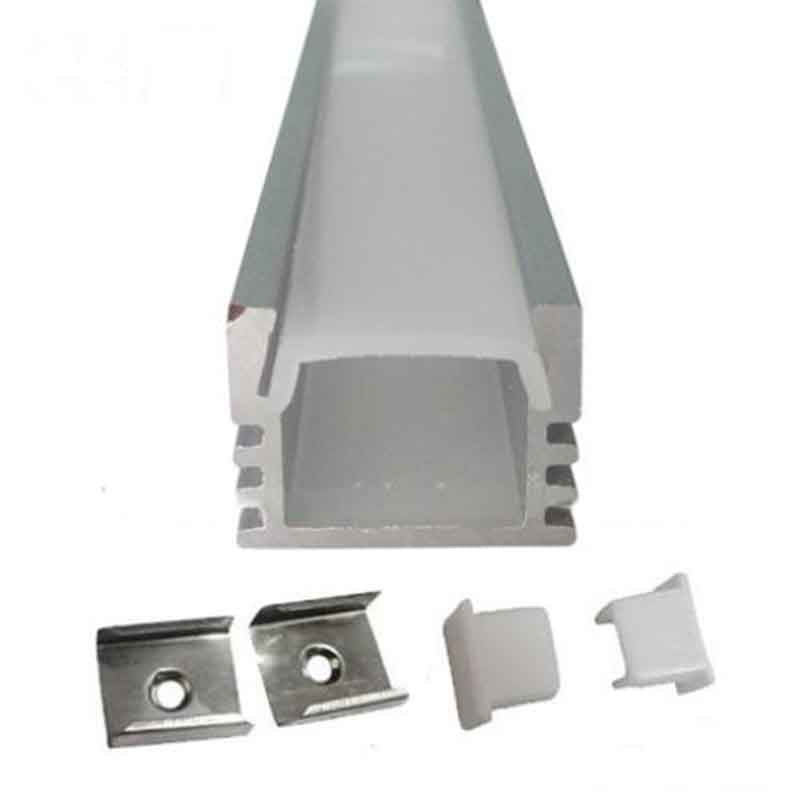 Profilé aluminium pour ruban LED LSP16-12 – vue 1