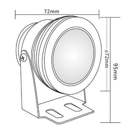 Spot de jardin à piquer LED KAZAGARD D72R – ou en saillie – vue 5