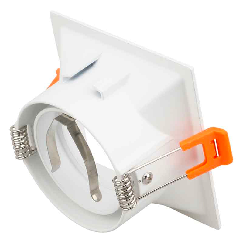 Collerette carrée SLF200S pour spot GU10 – 89 × 89 mm – vue 3