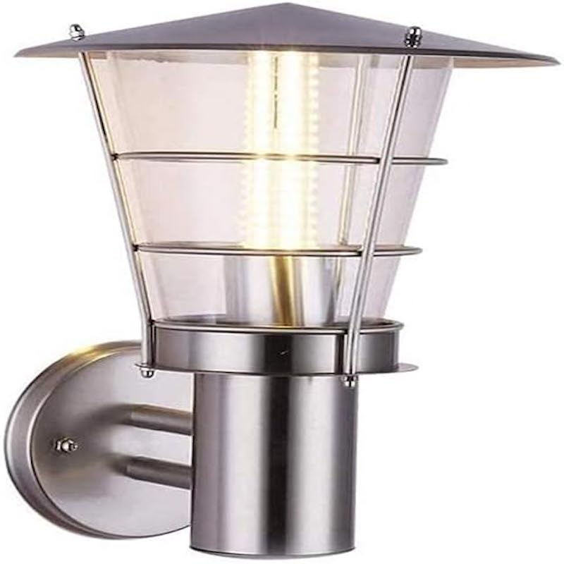 Applique murale extérieure E27 – inox 304, IP66, 330 × 260 × 250 mm – vue 1