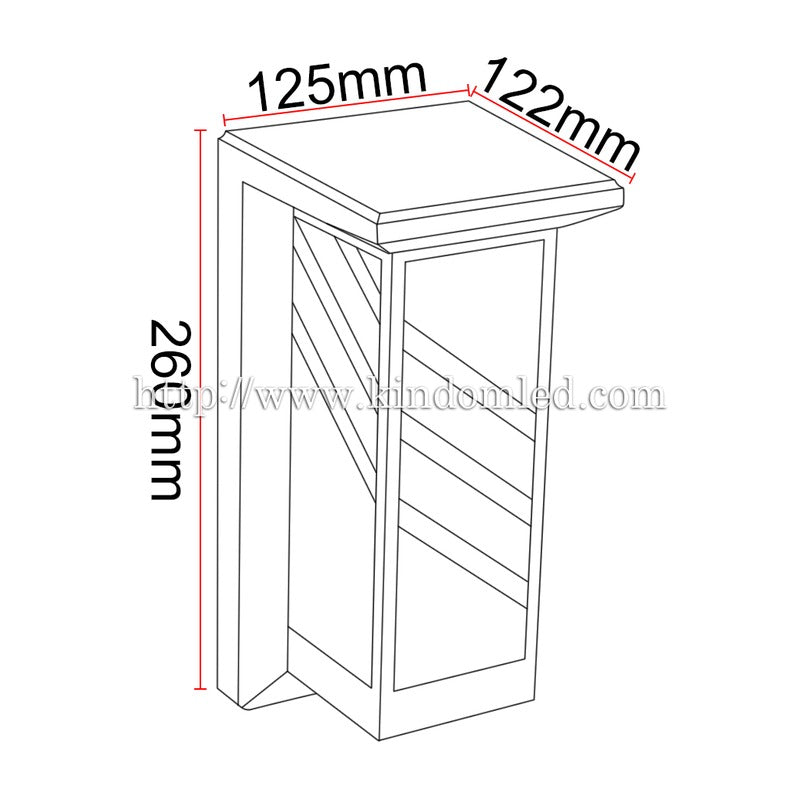 Applique murale extérieure LED KAZAJAP B34 – 12 W – vue 6