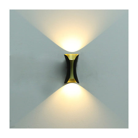 Applique murale LED KAZAHORN – noir, 2 à 14 W – vue 1