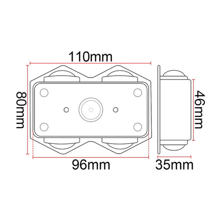 Applique murale extérieure LED KAZAMULTI A20C – blanc, IP65 – vue 6