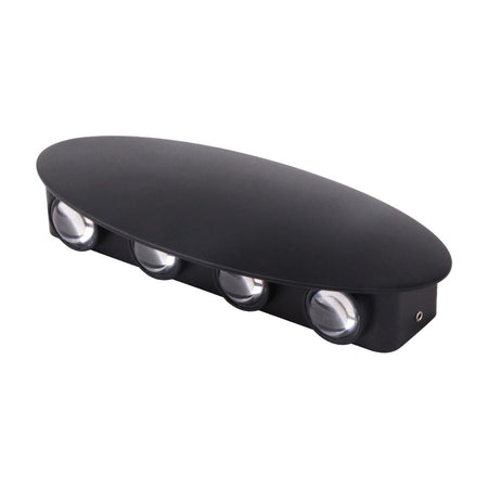 Applique murale extérieure LED KAZAMULTI A20B – noir, IP65 – vue 3
