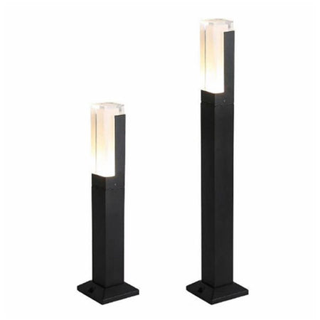 Borne extérieure LED KAZATANGLE – gris – vue 1