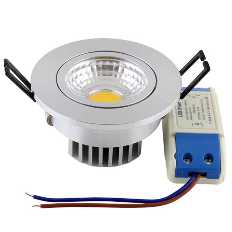Spot encastrable LED KAZACEIL CLA – 12 W, Ø 125 mm, IP44 – vue 1