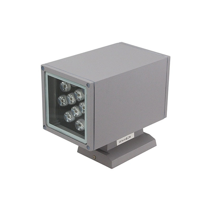 Applique extérieure LED KAZADUCT S SH – carrée, éclairage simple, gris – vue 1
