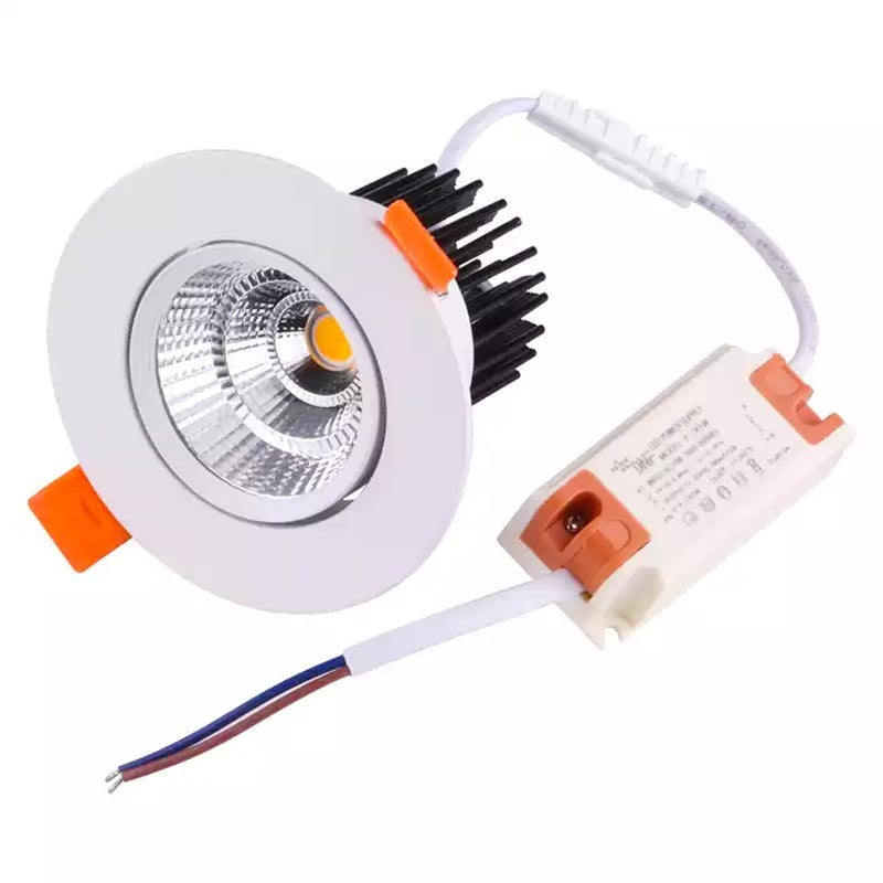 Spot encastrable LED KAZACEIL COBR – 20 W, Ø 138 mm – vue 1