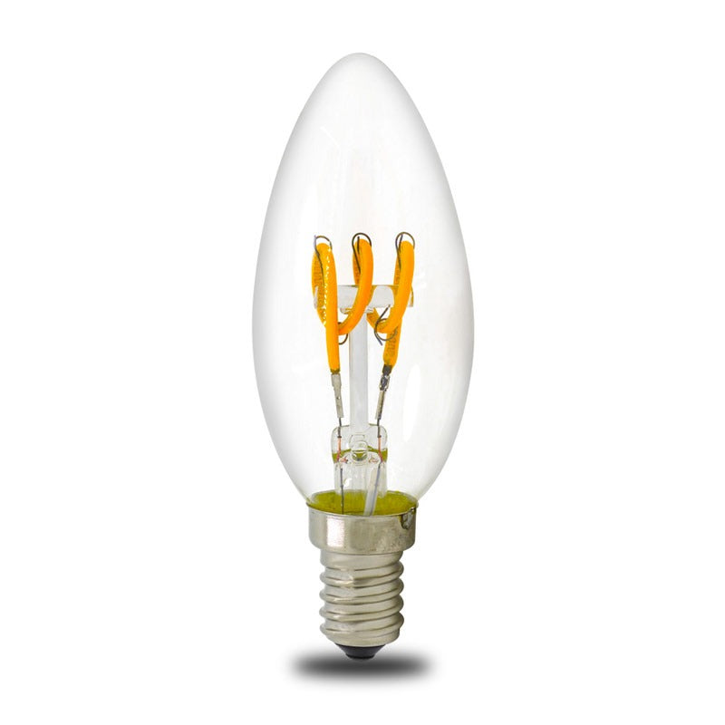 Ampoule LED filament bougie KAZAFIL C35 – dimmable, barre, 2 W – vue 1