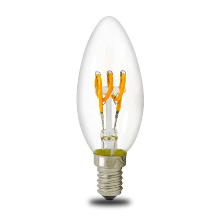 Ampoule LED filament bougie KAZAFIL C35 – non dimmable, barre, 6 W – vue 1
